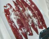秋刀魚の大葉チーズ巻き作り方2写真