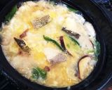調味料１つ！あごだしつゆで鱈入り雑炊☆作り方4写真