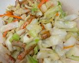 キャベツと薩摩揚げのきんぴら作り方3写真