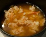 カニ缶で贅沢なカニ炊き込みご飯作り方4写真