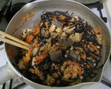 子供も大満足！挽肉in具沢山ひじきの煮物作り方6写真