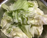 ご飯が進むピリ辛キャベツと豚肉の味噌炒め作り方1写真