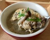 牛肉としめじの茶巾卵スープ♡作り方7写真