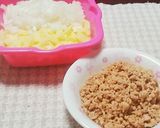 大きなチーズ入りオムレツ作り方1写真