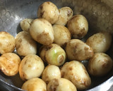 『簡単おつまみ』里芋の胡麻油揚げ焼き作り方1写真