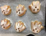 ハロウィン♫お化けのバニラミルクぱん☆作り方17写真
