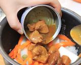 味付けは醤油だけ！＊簡単鶏炊き込み御飯作り方3写真