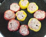 エスニックなパプリカの肉詰め作り方11写真