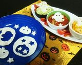 餃子の皮で簡単ハロウィンおばけチップス作り方3写真