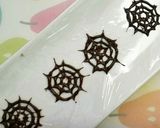 ハロウィンに☆クモの巣の作り方作り方7写真
