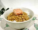 ☆簡単たらこ納豆ご飯作り方3写真