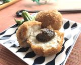 ねっとりサクふわ✿ベーコン里芋コロッケ作り方12写真