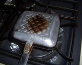 休日のブランチには、やはりホットサンド作り方2写真