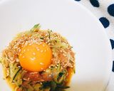 簡単！美味い！生ハムユッケ♩作り方3写真