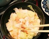 白菜と鳥むね肉のほっこり味噌バター煮☆作り方5写真