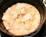 白菜と鳥むね肉のほっこり味噌バター煮☆作り方6写真