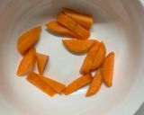 お一人様クリーミーロコモコ味豆腐野菜炒め作り方5写真