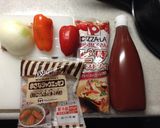 ピザソースを使ったナポリタン作り方1写真