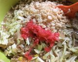 たこ焼き粉でもんじゃ焼き作り方2写真