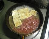 簡単！ひき肉で作る☆肉豆腐☆作り方1写真