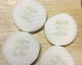 大根の煮物＋シラタキ＋コンニャク＋挽肉作り方3写真