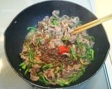 居酒屋風 牛肉とピーマンの簡単炒め作り方6写真