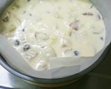 ゴロゴロ林檎とさつま芋のチーズケーキ作り方10写真