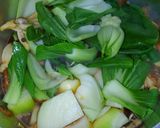 簡単！鶏むね肉とチンゲン菜きのこの甘酢煮作り方5写真