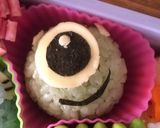 モンスターズインク☆キャラ弁☆お弁当作り方1写真