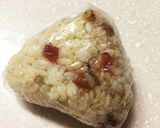 おにぎり 梅 鰹節 ちりめんじゃこ作り方3写真