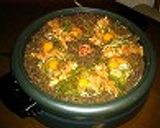 我が家の定番！グリル鍋de石焼ビビンバ☆作り方11写真