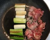 焼き白ネギ×豚肉作り方3写真