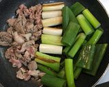 焼き白ネギ×豚肉作り方4写真