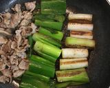 焼き白ネギ×豚肉作り方5写真