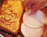 満足朝ご飯♬甘くないフレンチトースト作り方3写真