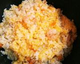 かぼちゃ入り海老ピラフ♪作り方7写真
