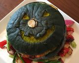 ハロウィンカボチャカレーバーグ作り方6写真