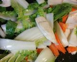野菜たっぷり！あんかけ唐揚げ丼～♪作り方3写真