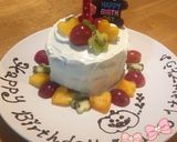 1歳のBirthday Cake♫作り方7写真
