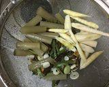 お汁が美味しい山菜蕎麦作り方1写真