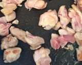 簡単節約鶏肉入りカレーうどん作り方2写真