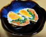 ＊玉子とほうれん草のきんちゃく煮♪＊作り方12写真