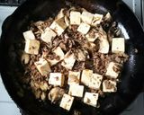 芳香豊かな舞茸入り薬膳麻婆豆腐作り方5写真