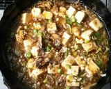 芳香豊かな舞茸入り薬膳麻婆豆腐作り方8写真