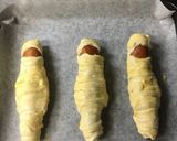ハロウィンに！食べ応え抜群！ミイラパイ作り方6写真