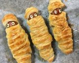 ハロウィンに！食べ応え抜群！ミイラパイ作り方7写真