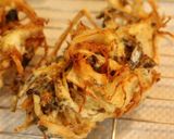 出汁を取った後のいりこを使ったかき揚げ♪作り方13写真