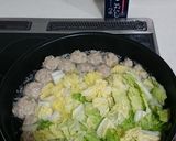 ♡白菜と肉団子のあっさり煮♡作り方3写真