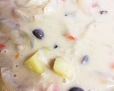シチュー。豆乳 、オリーブオイル 、海老作り方10写真