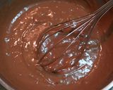 胡麻甘納豆チョコケーキ作り方3写真